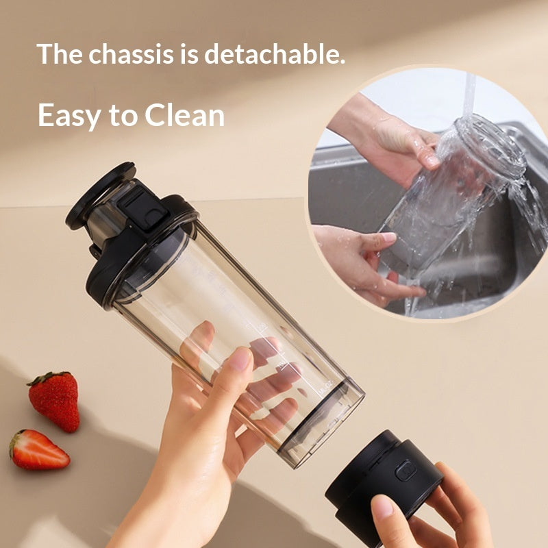 Electric Portable Protein Powder Mug With Magnetic Mount And Automatic Stirring