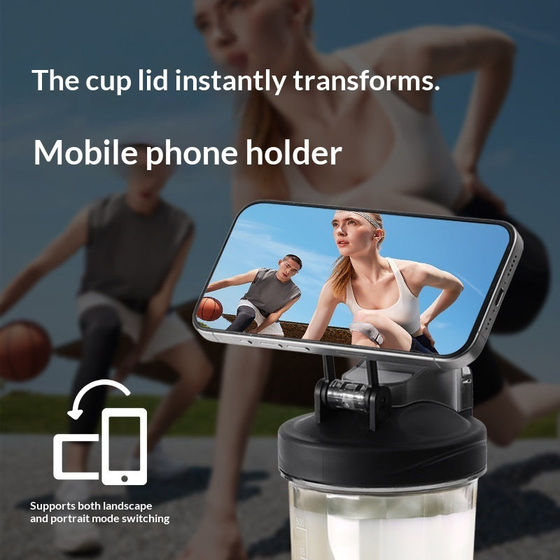 Electric Portable Protein Powder Mug With Magnetic Mount And Automatic Stirring
